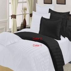 100% Egyptian Cotton 1PC Reversible Comforter Stripe [Signature Collection]