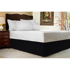 100% Egyptian Cotton 1PC Box Pleated Bed Skirt Stripe [Signature Collection]