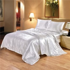 Brushed Microfiber Satin 1PC Duvet Cover Solid [Classic Collection]